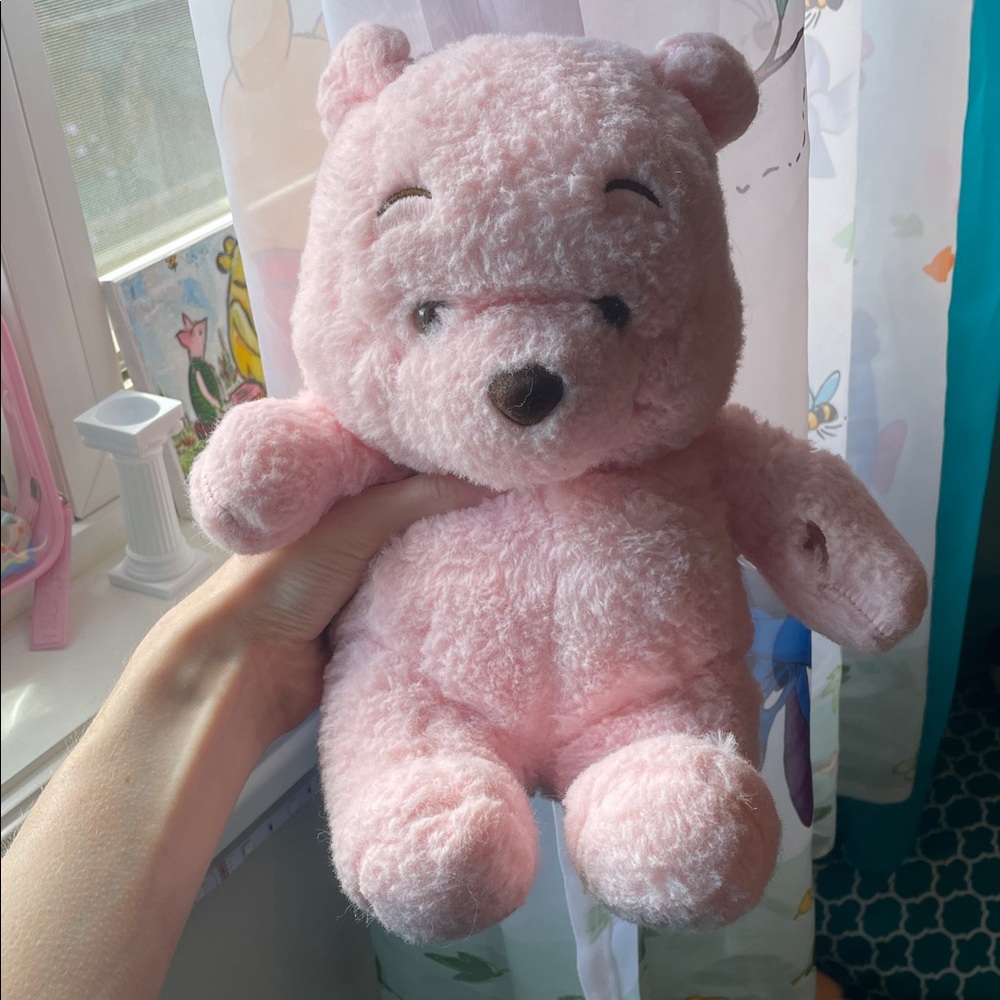 SOLD Disney Pink Stuffed Bear Plush